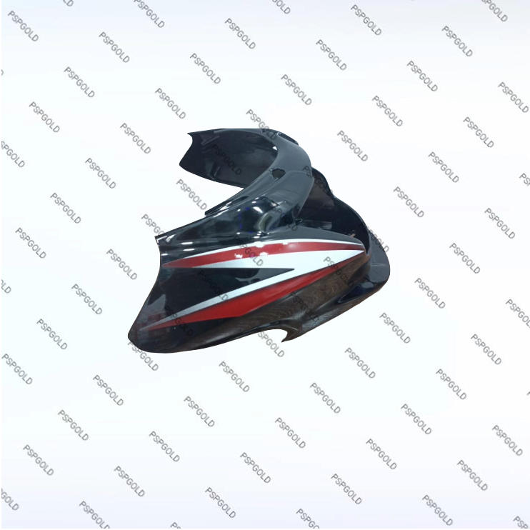 HEADLIGHT VISOR SUITABLE FOR SUPER SPLENDOR ASF T-2 BLK-RED