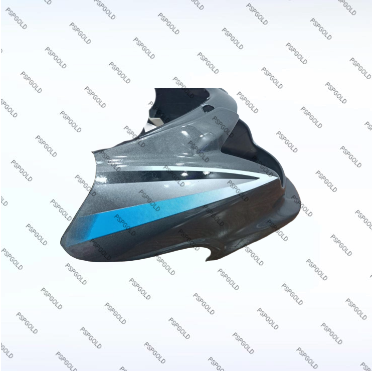 HEADLIGHT VISOR SUITABLE FOR SUPER SPLENDOR ASF T-3 HEAVY GREY