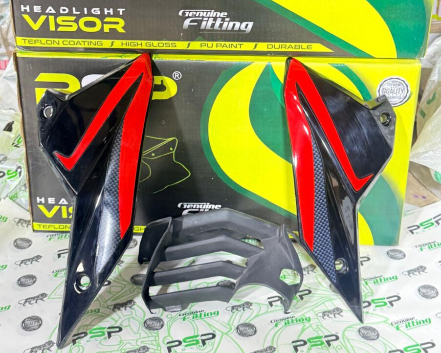 ENGINE GUARD FOR PULSAR  150 BLACK/RED