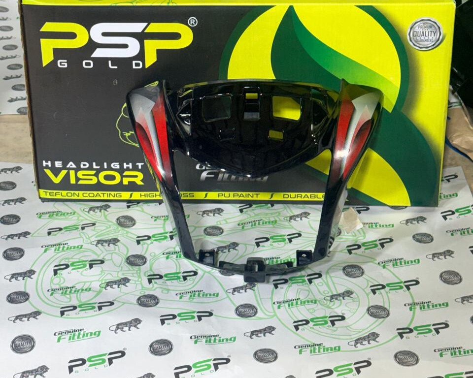 HEADLIGHT VISOR SUITABLE FOR SPLENDOR 2016 BLACK RED
