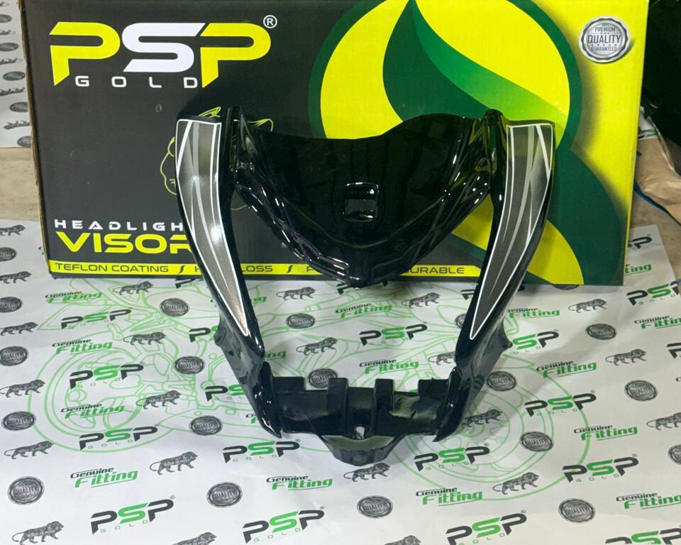 HEADLIGHT VISOR SUITABLE FOR SHINE SP BLACK GREY