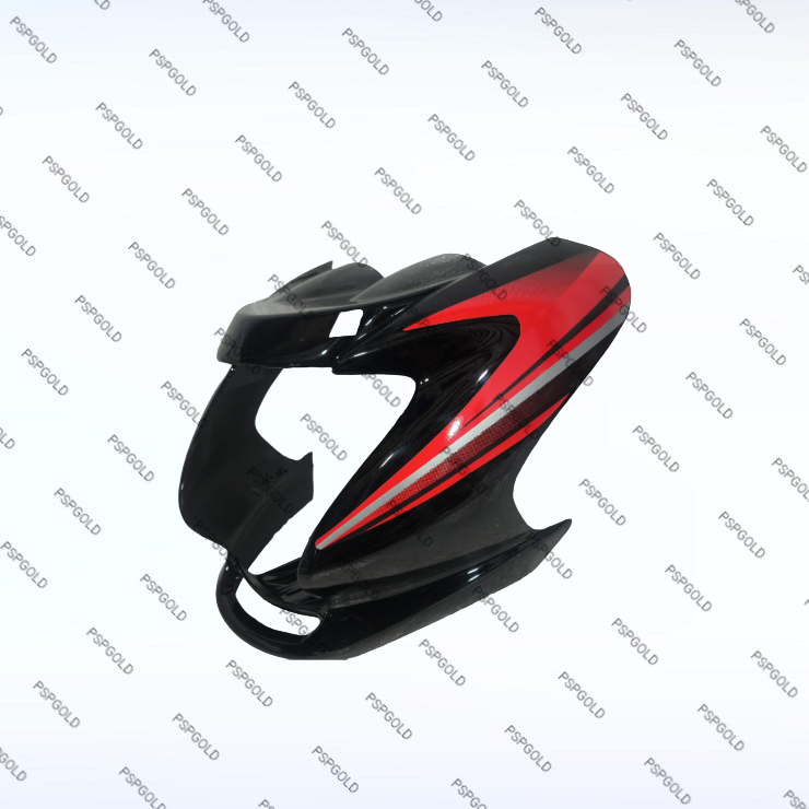 HEADLIGHT VISOR SUITABLE FOR HERO PASSION PRO OLD BLACK RED